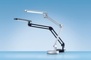 Lampe de bureau Hansa LED 4 Stars gris argenté