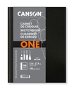 Schetsboek Canson Art Book One hardcover 98vel 100gr 216x279mm wit