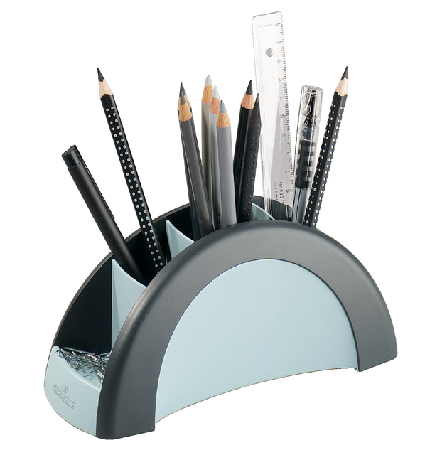 Organiseur de bureau Durable Vegas 5 compartiments noir/gris