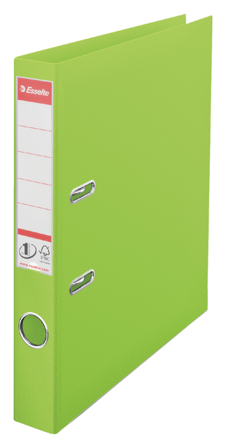 Classeur à levier Esselte Vivida N°1 A4 50mm PP vert