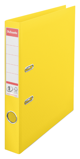 Classeur à levier Esselte Vivida N°1 A4 50mm PP jaune