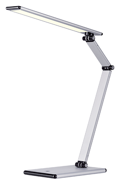 Lampe de bureau Hansa LED Slim gris argenté