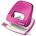 Perforateur Leitz 5008 NeXXt WOW métal 30 feuilles rose