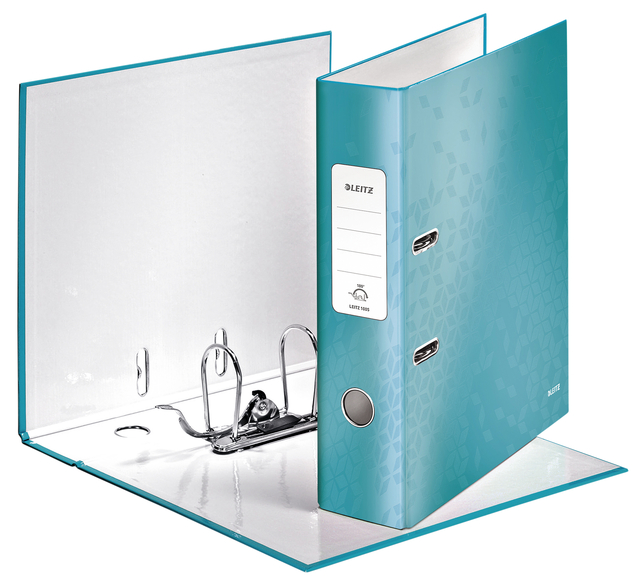 Classeur à levier Leitz WOW 180° A4 80mm laminé menthe