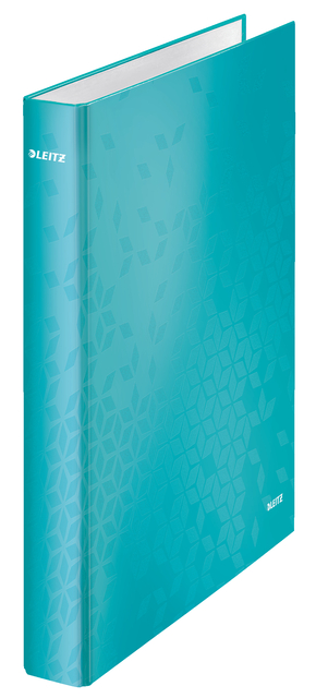 Classeur Leitz WOW A4 maxi 4 anneaux méc-D 25mm menthe