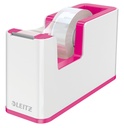 Dévidoir ruban adhésif Leitz WOW blanc/rose