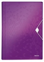 Trieur Leitz WOW pour A4 6 compartiments PP violet