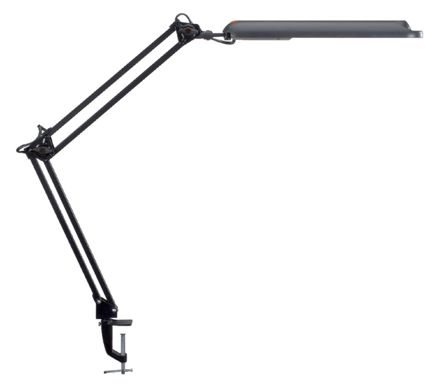 Bureaulamp MAUL Atlantic spaarlamp tafelklem zwart