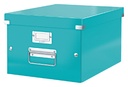 Opbergdoos Leitz Click & Store WOW middel gerecycled karton 281x200x370mm ijsblauw