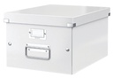 Opbergdoos Leitz Click & Store WOW middel gerecycled karton 281x200x370mm wit