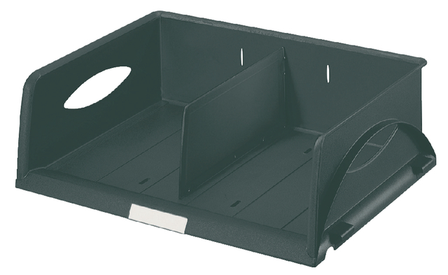 Corbeille à courrier Leitz Sorty Standard A4 maxi paysage noir