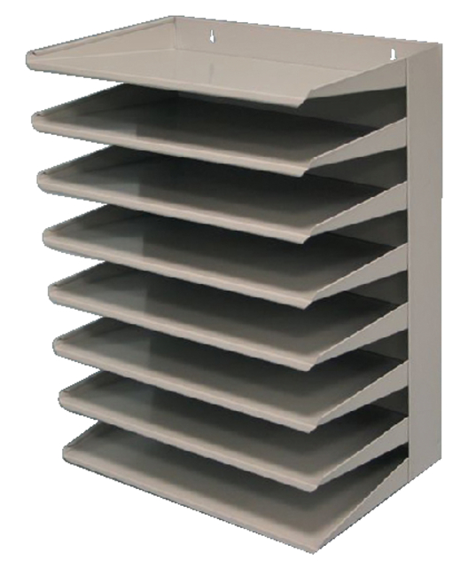 Etagère trieur Vepa Bins 8 compartiments gris