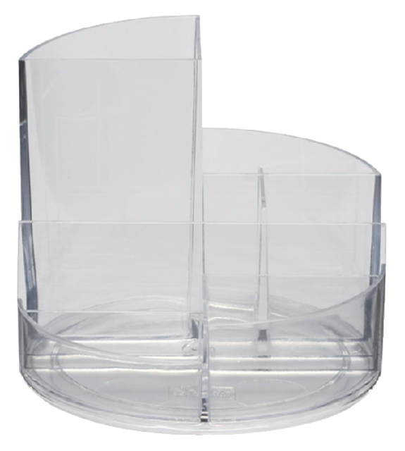 Organiseur MAULrundbox 7 compartiments Ø140x125mm transparent
