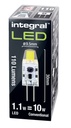 Lampe LED Integral G4 1W 4000K blanc froid 110lumen