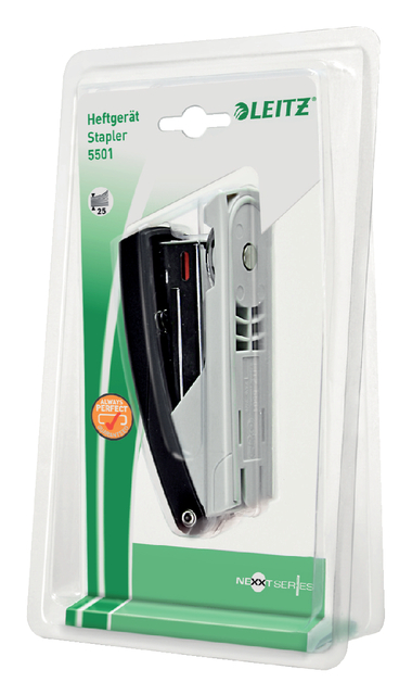 Agrafeuse Leitz NeXXt petit modèle 25 feuilles noir blister