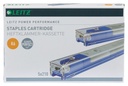 Agrafes Leitz cassette K6 26/6 zingué 5x 210 pièces