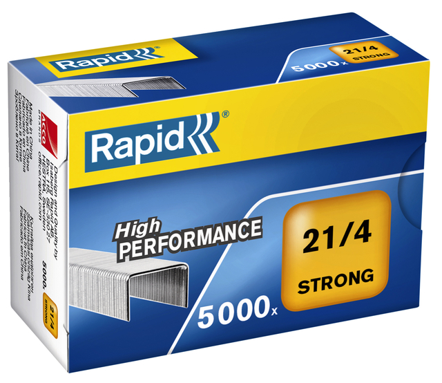 Agrafes Rapid 21/4 galvanisé strong 5000 pièces