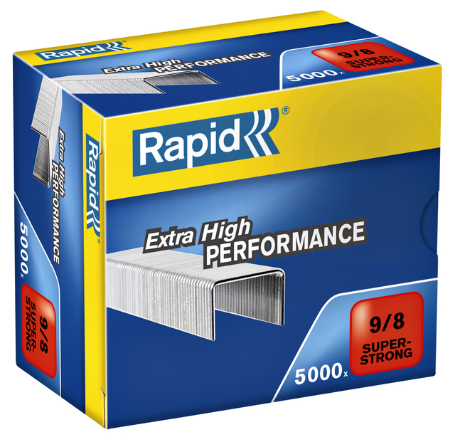 Agrafes Rapid 9/8 galvanisé super strong 5000 pcs
