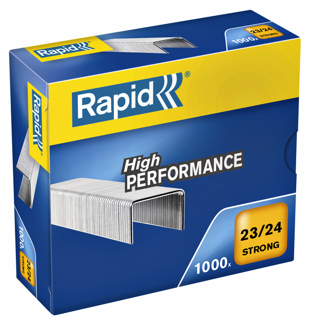 Agrafes Rapid 23/24 galvanisé strong 1000 pièces