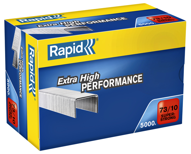 Agrafes Rapid 73/10 galvanisé super strong 5000 pièces