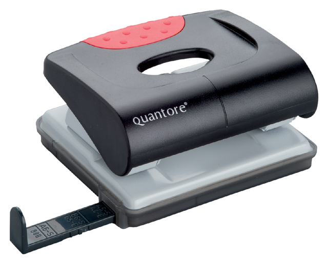 Perforateur Quantore basic 2 trous 20 feuilles noir