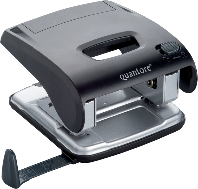 Perforateur Quantore luxe 2 trous 20 feuilles  noir