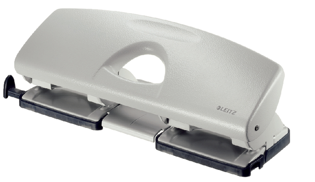 Perforateur Leitz métal 4 trous 16 feuilles gris