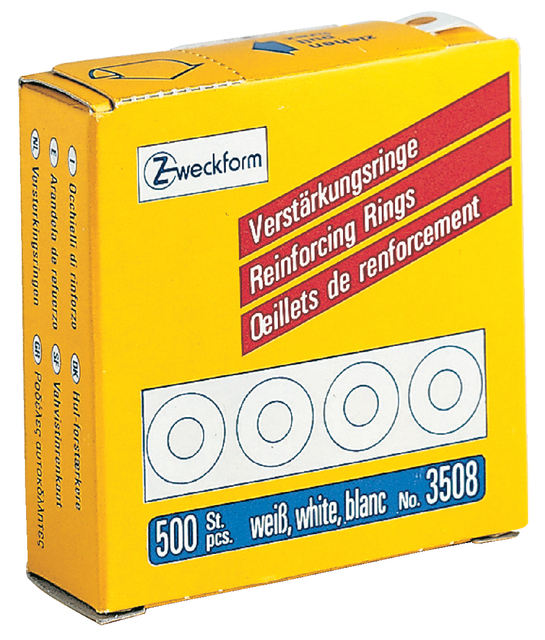 Oeillets de renforcement Avery 3508 13mm blanc 500 pièces