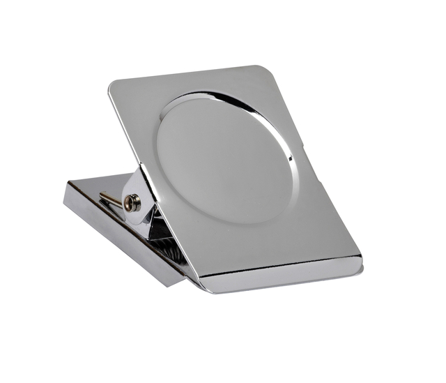 Pince à papier MAUL magnétique carré 40mm argent