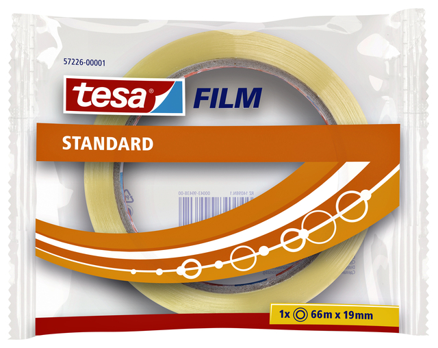 Ruban adhésif tesafilm® Standard 66mx19mm transparent