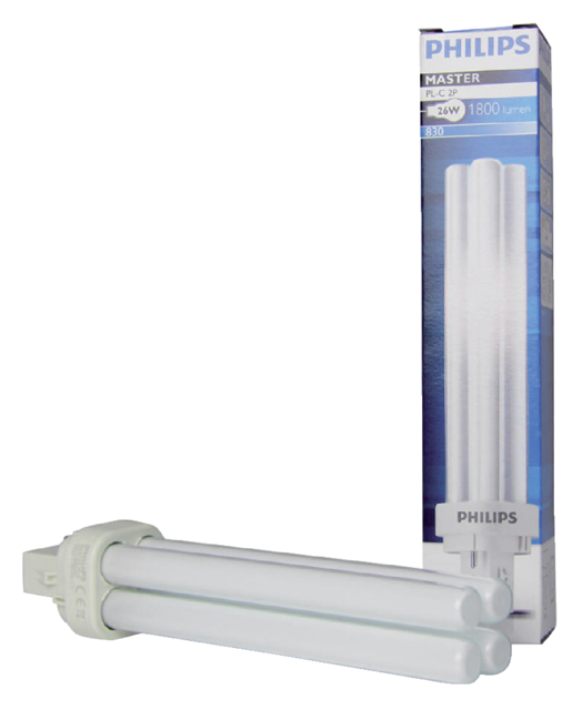 Ampoule économie d''énergie Philips Master PL-C 26W à 2 broches