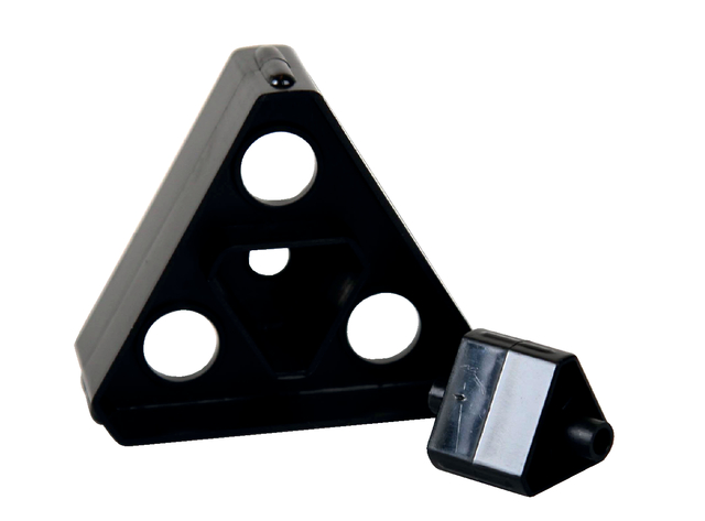 Plakbandhouderkern KW-trio voor 33m en 66m zwart