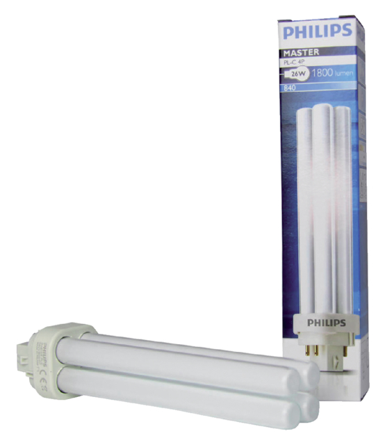 Spaarlamp Philips CorePro PL-C 4P 26W 1800 Lumen 830 warm wt