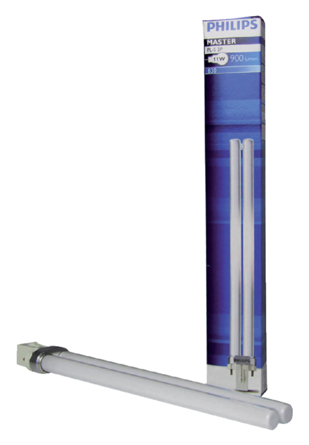 Spaarlamp Philips Master PL-S 2P 11W 900 Lumen 830 warm wit