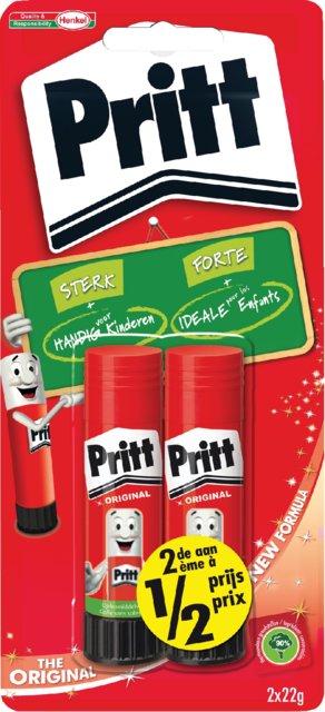Lijmstift Pritt Stick Original 22gr blister