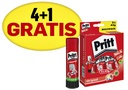 Bâton de colle Pritt 43g pack promo 4+1 gratuit