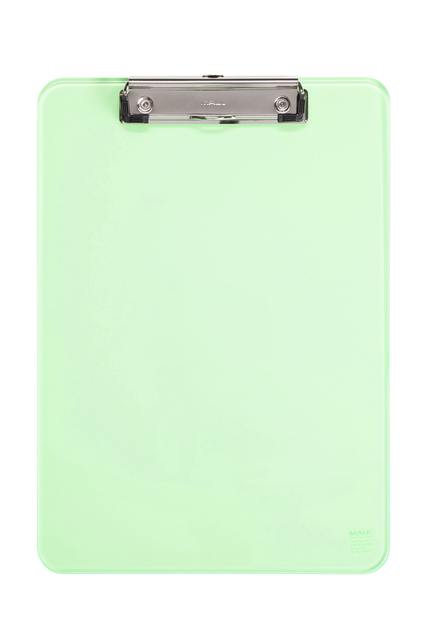 Porte-bloc MAUL A4 portrait plastique transparent néon vert