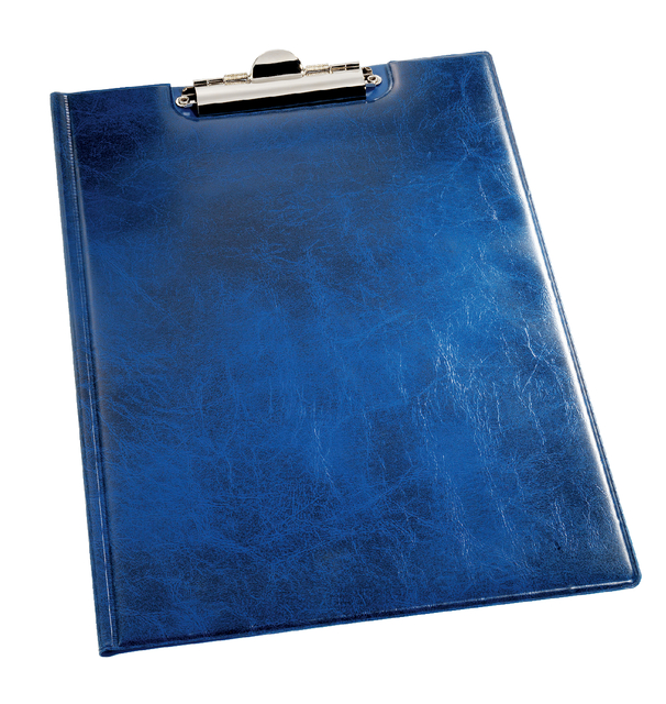 Klembordmap Durable 2355 A4 met kopklem en insteek blauw