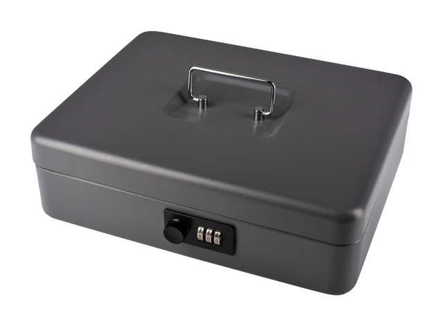 Coffret caisse Pavo à combinaison 300x240x90mm gris foncé