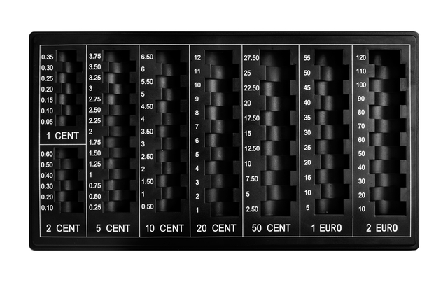 Monnayeur Pavo 330x183x20mm noir