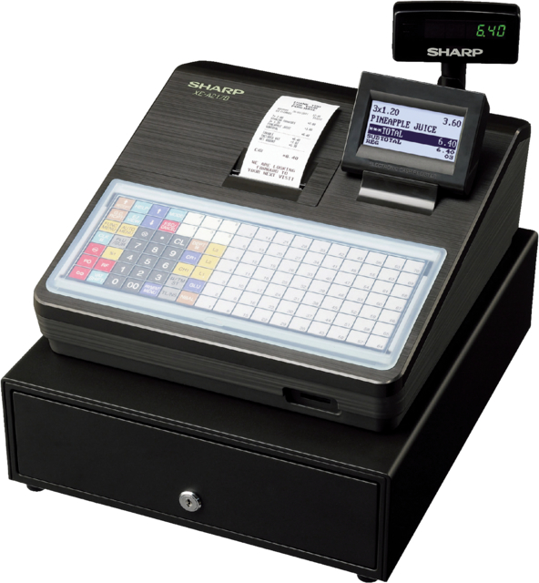 Caisse enregistreuse Sharp XE-A217B noir
