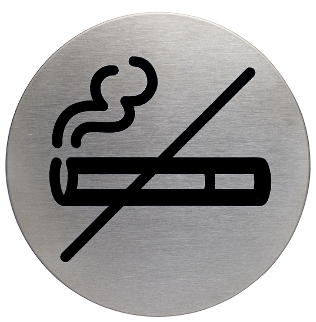 Infobord pictogram Durable 4911 niet roken rond 83mm