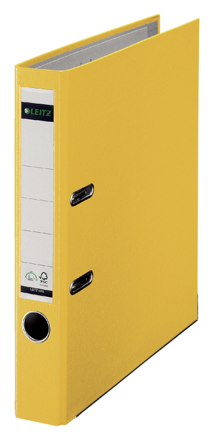 Classeur à levier Leitz 1015 180° A4 50mm PP jaune