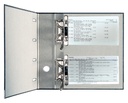 Classeur Leitz 1092 bancaire 2 mécanismes A4 75mm carton noir