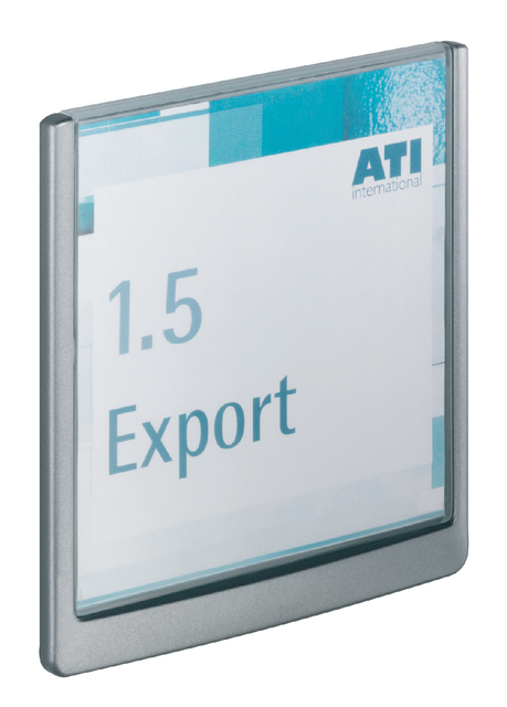 Deurbordje Durable Click sign 149x148,5mm grafiet