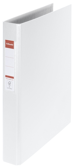Classeur Esselte VIVIDA A4 2 anneaux méc-O 25mm PP blanc
