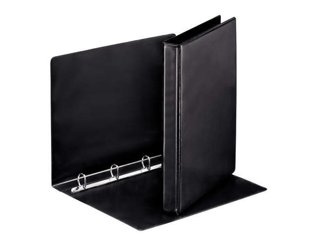 Presentatieringband Esselte Essentials panorama A4 4-rings D-mechaniek 30mm zwart