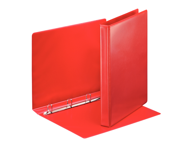 Classeur panorama Esselte Essentials A4 4 anneaux méc-D 20mm rouge