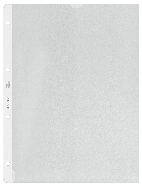 Pochette Leitz Premium A4 Copy safe avec découpe PP 0,13mm transparent 100 pièces