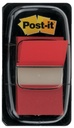 Indextabs Post-it 680 25.4x43.2mm rood 50 tabs
